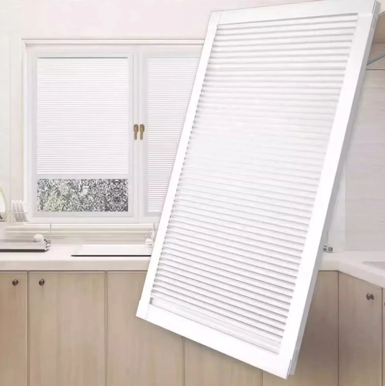 Cordless Blackout Aluminium Frame Cellular Shade