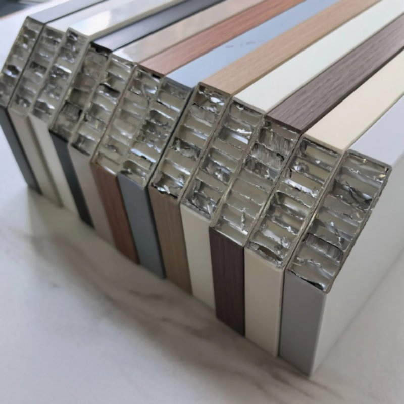 Aluminium Honeycomb Panel Wood-Like Sandwich Wall Panel De Pared Exterior Panel