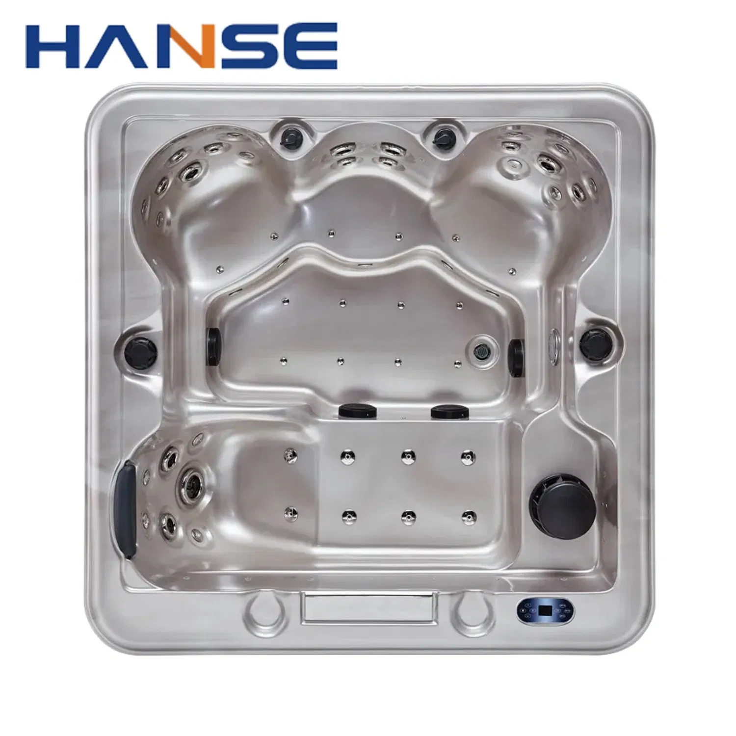 Hot Sale 4 Person Outdoor Hot Tub Air Jetted Massage Bathtub Deep Soaking SPA Tub for Garden