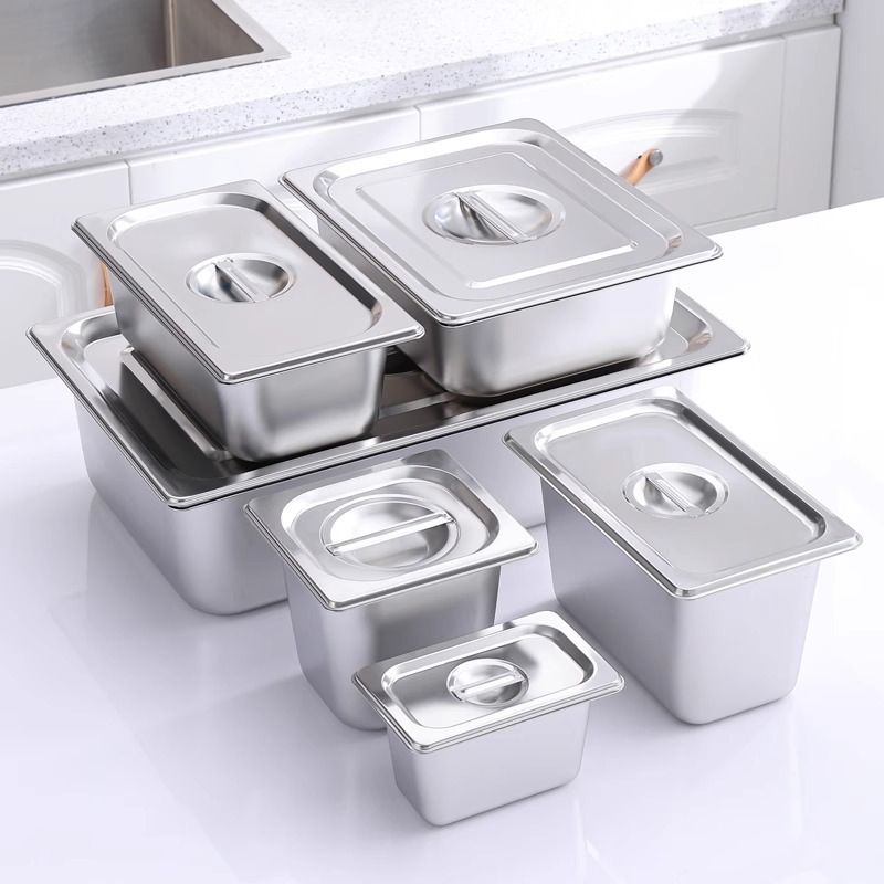 Full Size Stainless Steel Gn-Pan Hotel Food Pan for Restaurant