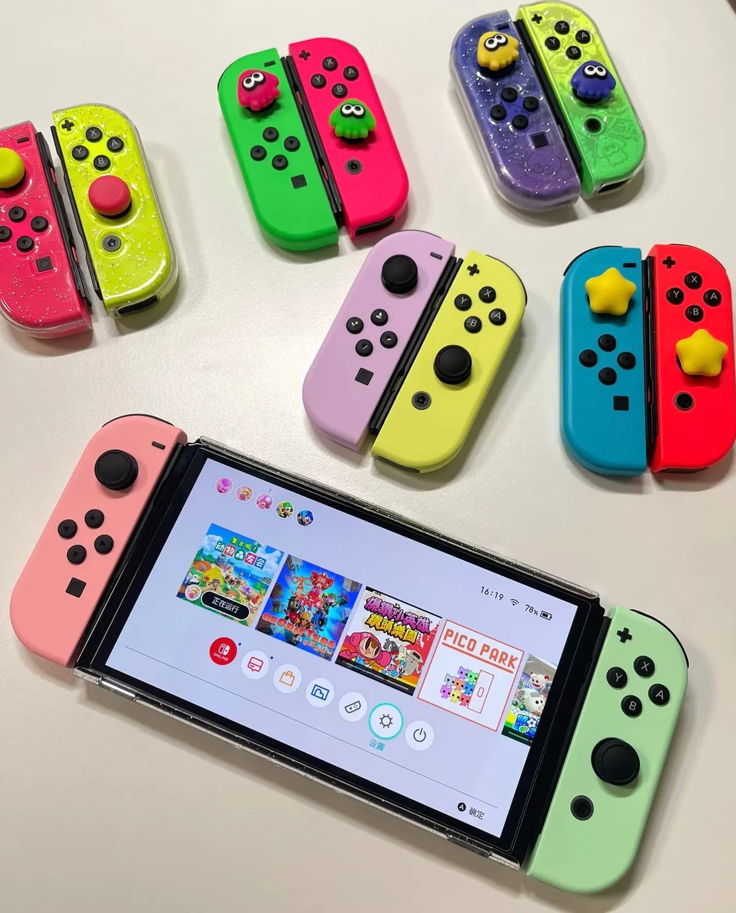 Беспроводной джойстик Joycon для Nintendo Switch