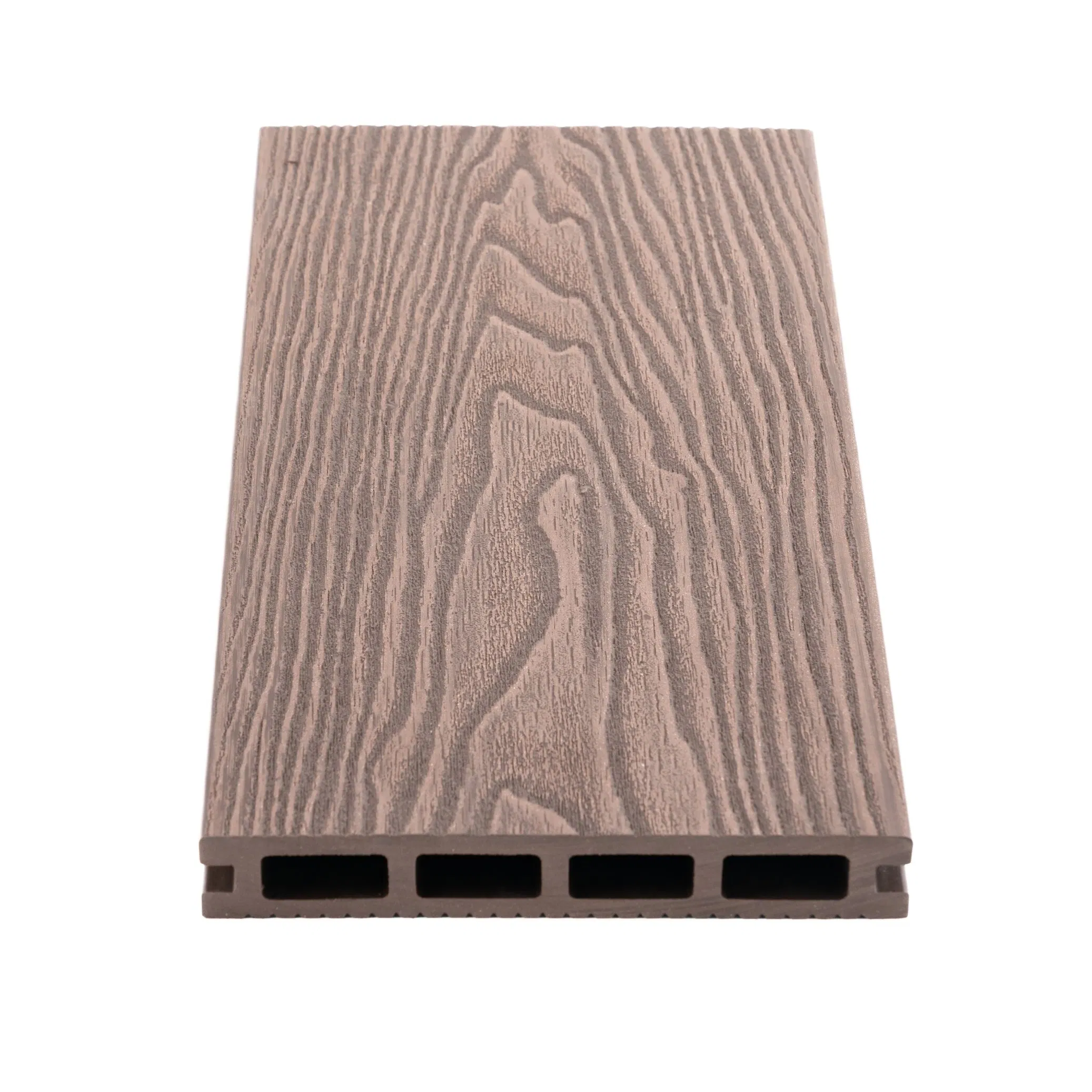 Anti-Fading Embossed Wood Plastic Composite Outdoor Decking for Terrace Uncapped Composite Dflooring with Free Samples 5.75"