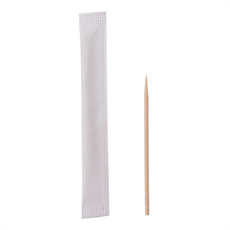 China Factory Wholesale Disposable Biodegradable Birch Wooden Fruit Toothpick