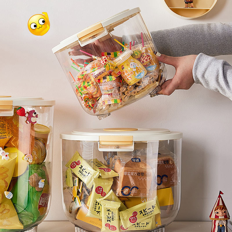 DIY Snack Organizer: Transparent Bucket for Multi Purpose Use