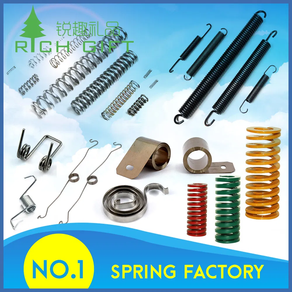 Customized High Precision Stainless Steel Spiral Extension Spring for Industrial