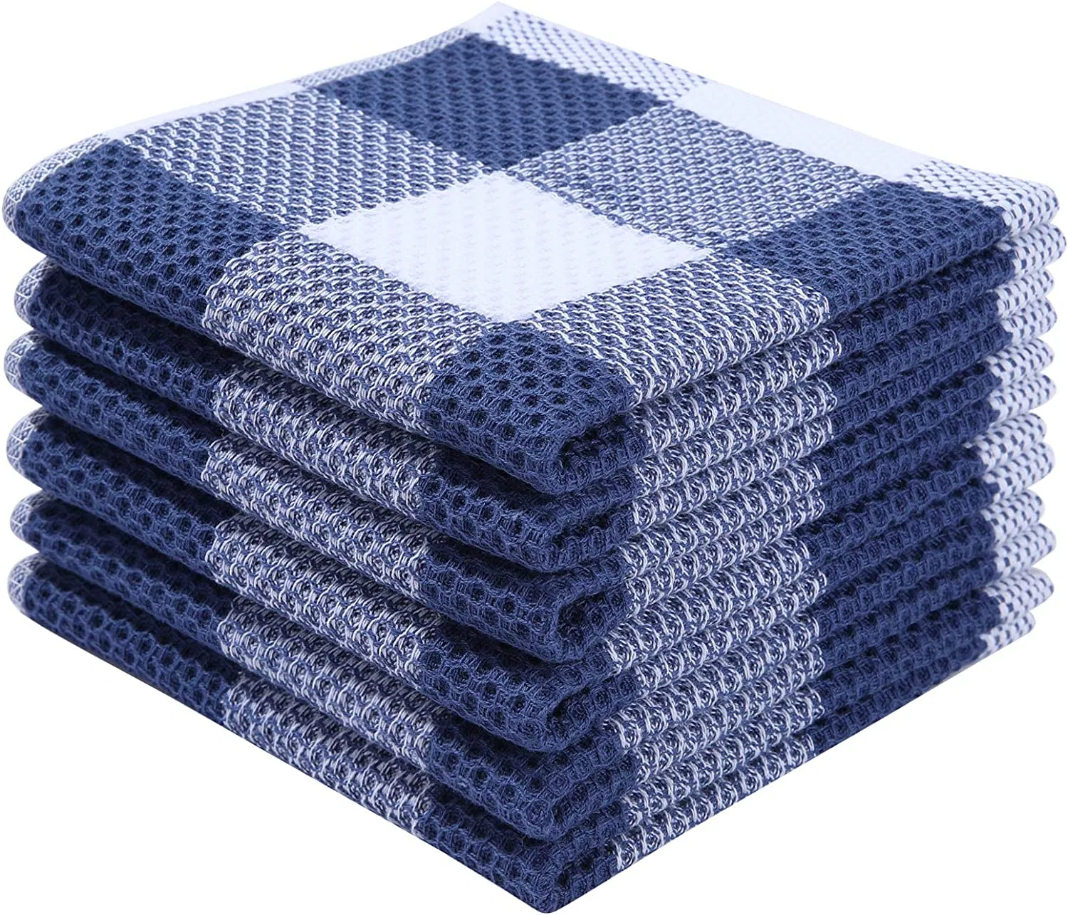 Waffle Weave Super Soft Absorbent Kitchen Dish Towel for Drying Dishes