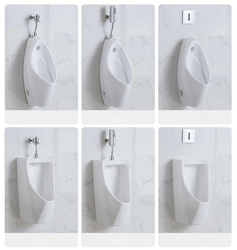 Sensing Urinal Wall-Mounted Household Ceramic Urinal for Men