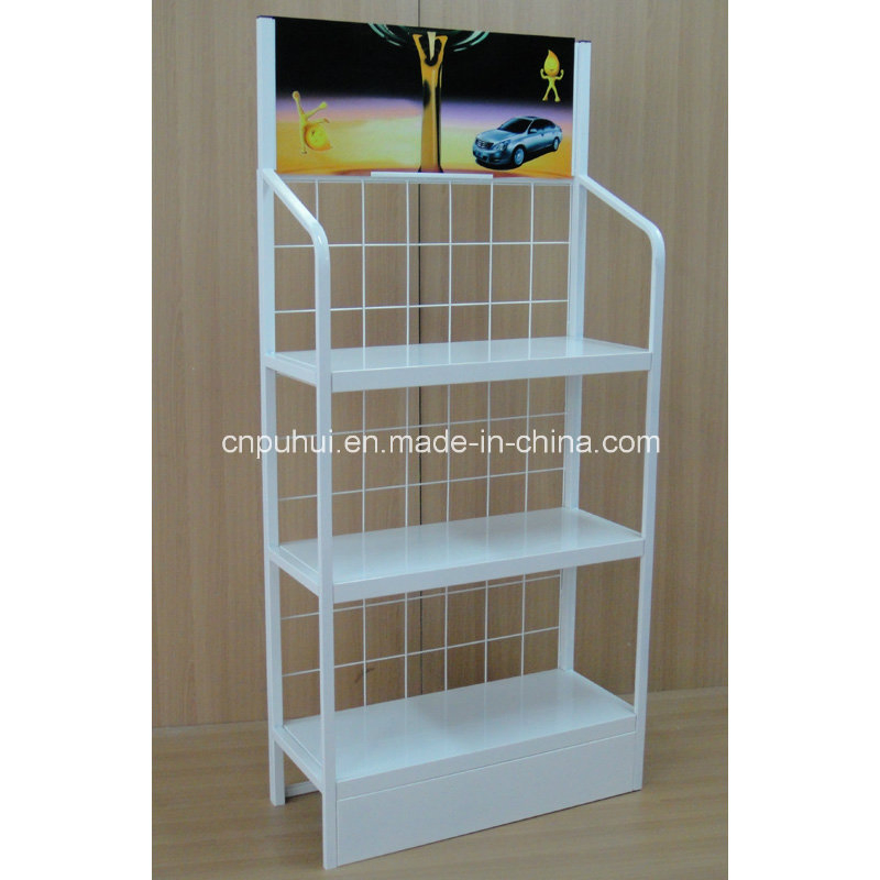 3 Tiers Shelf Flower Vase Metal Floor Display Rack (PHY394)