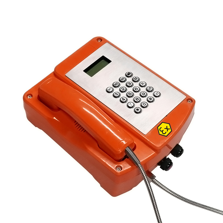 Explosion-Proof Keypad Telephone with Display Screen