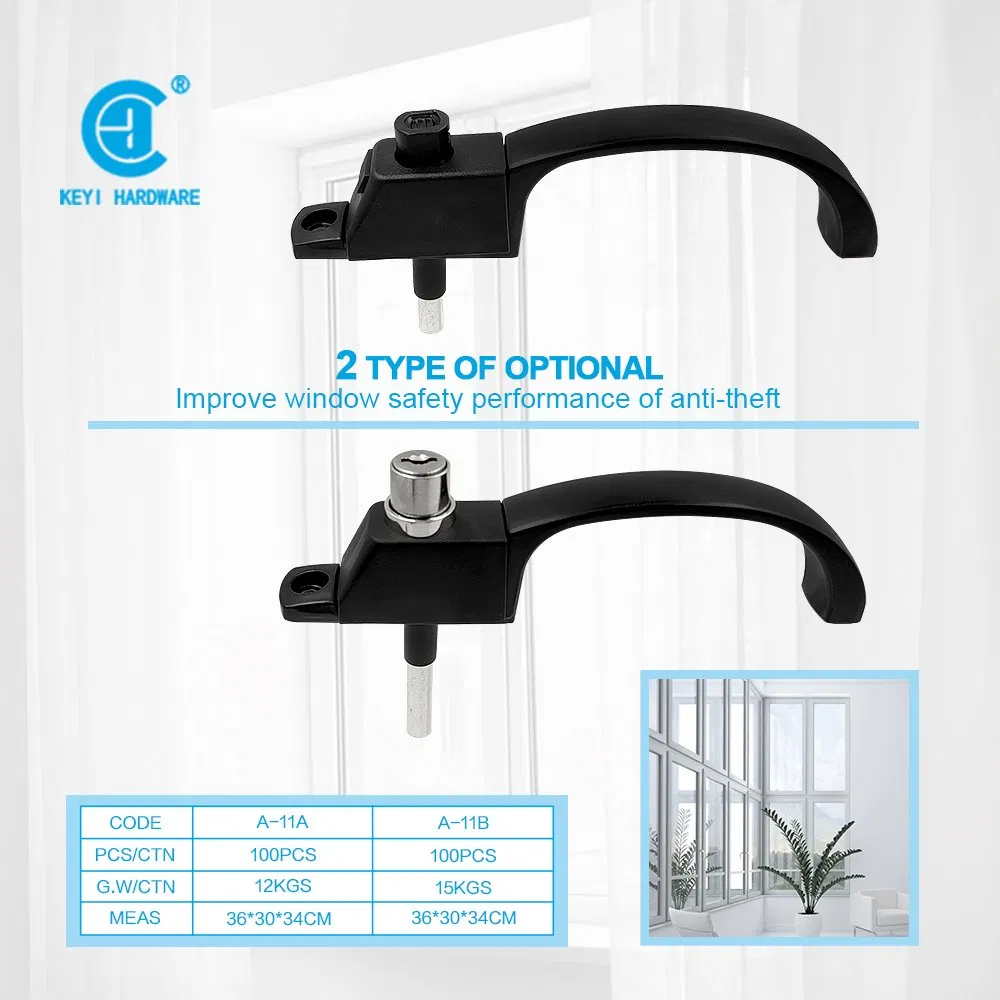 Sliding Window Aluminum Alloy Window Lock with Key