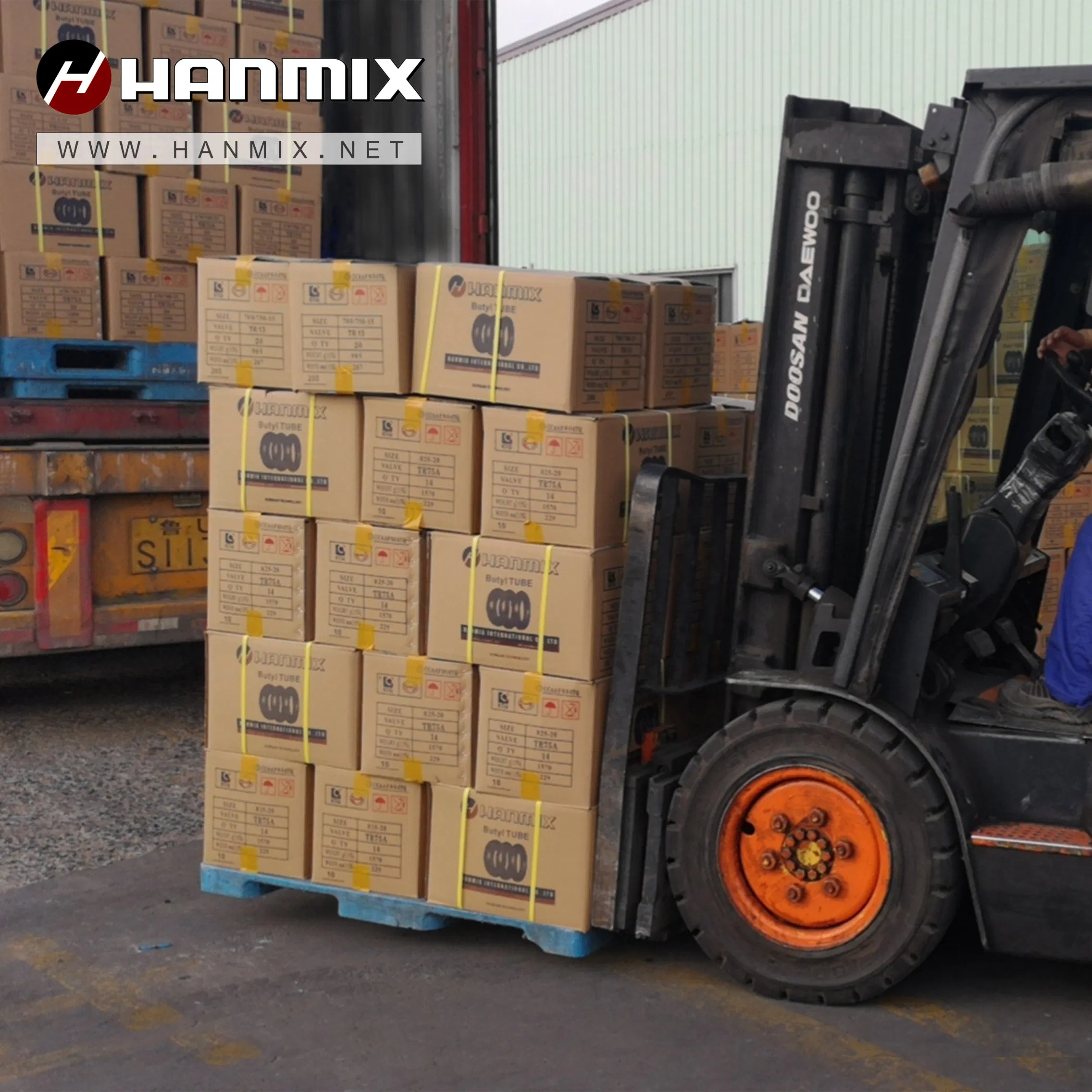 Hanmix Korean Technology Natural Rubber Butyl Inner Tube 12R20