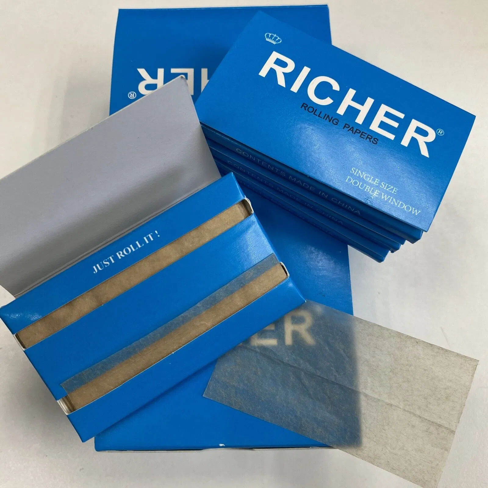 Custom Rolling Paper Insert Magnetic Closure King Slim 1 1/4 Singe Size