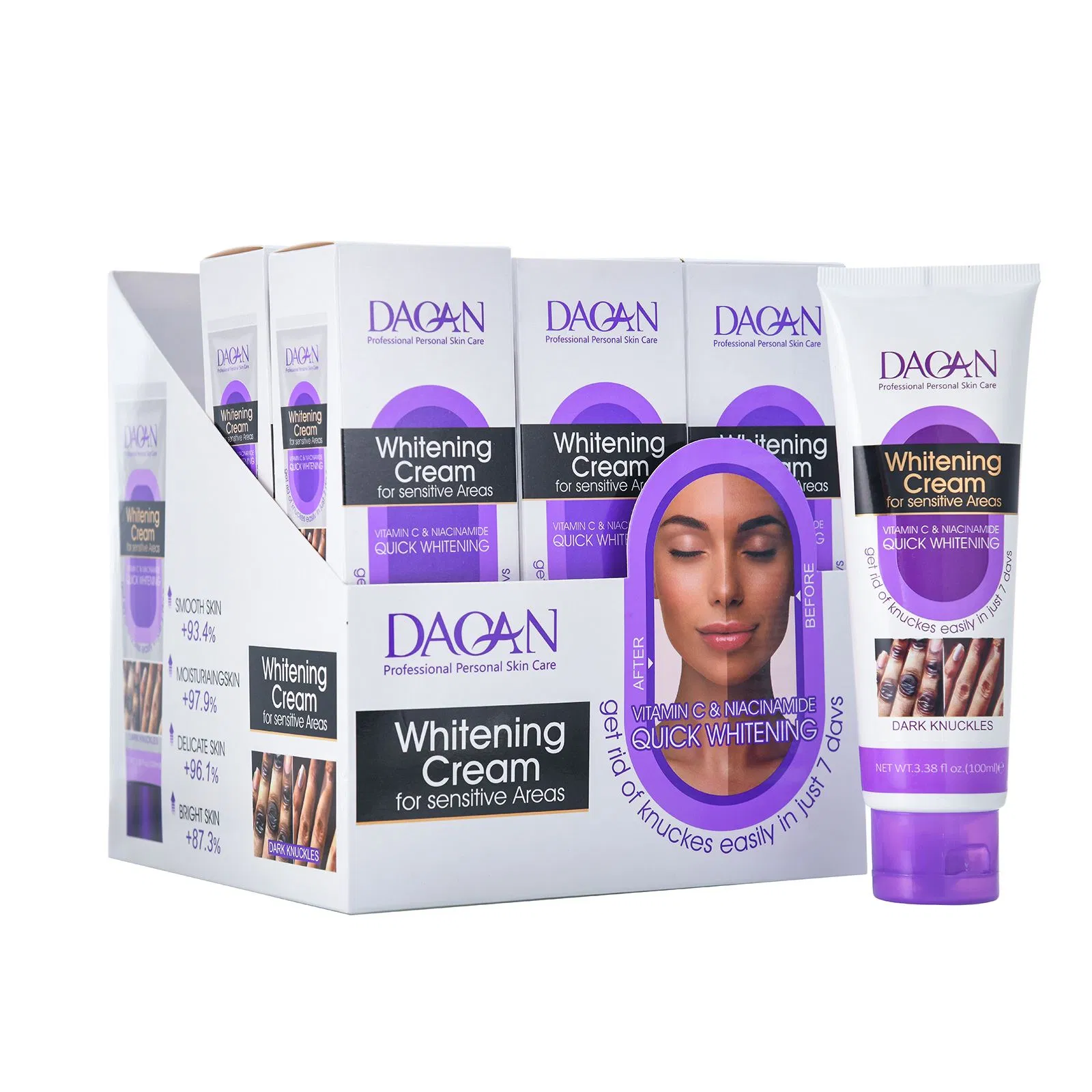 Natural Dark Spots Whitening Cream Fast-Acting Brightening Cream for Dark Knees Knuckles