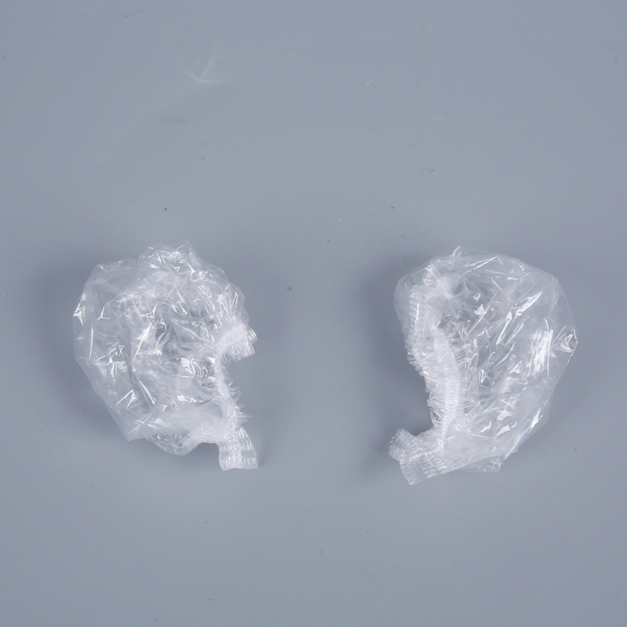 Disposable Salon Cap PE Plastic Earmuff Ear Covers
