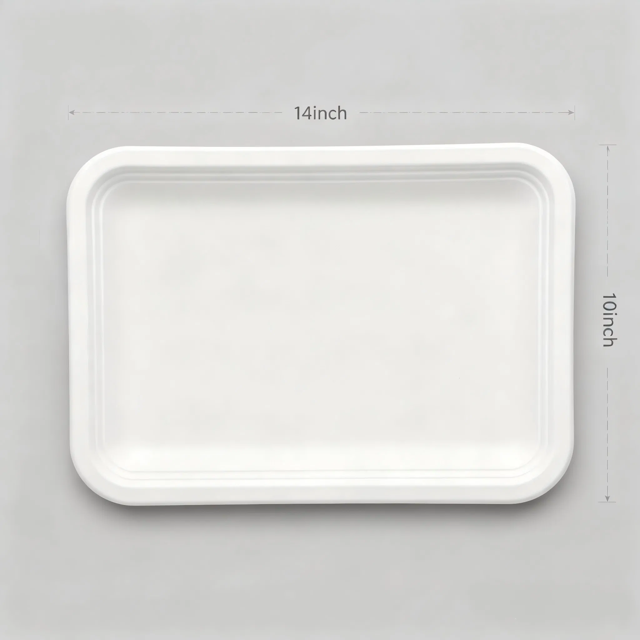 Экопосуда из сахарного тростника для мяса