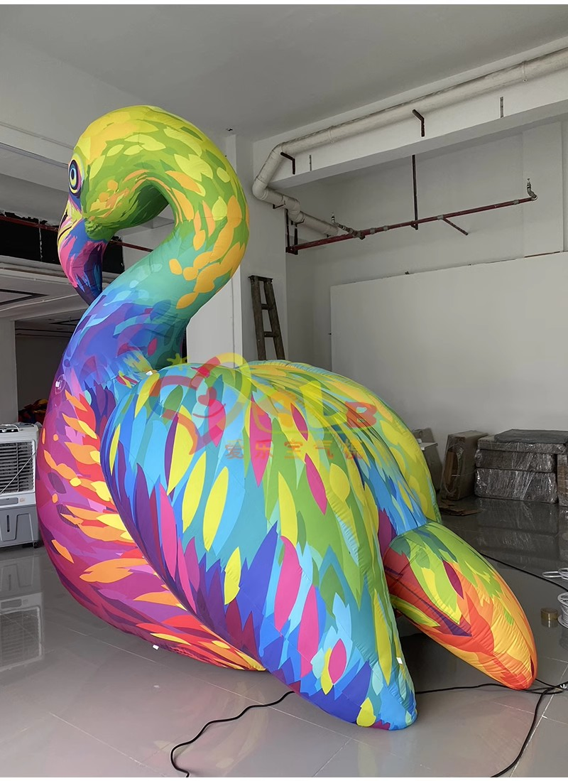 Boyi Flamingo Bird Inflatable Balloon for Jungle Theme Decoration