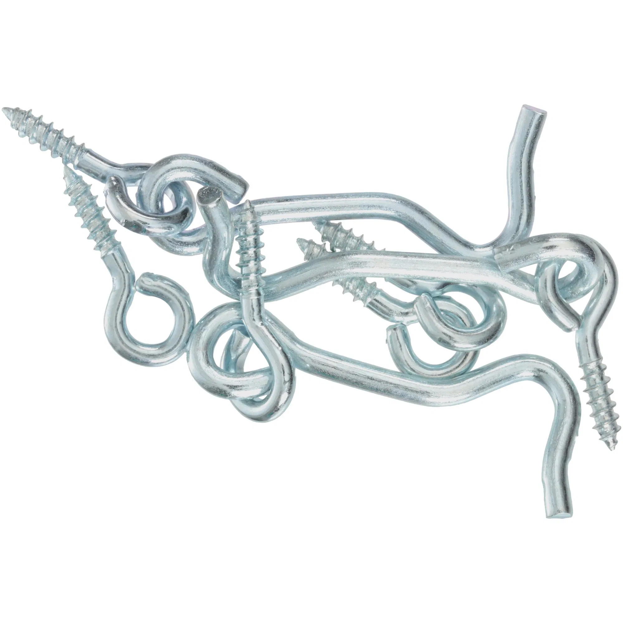 2 in. Gate Hook and Eye, Zinc Plated, 3 Pack