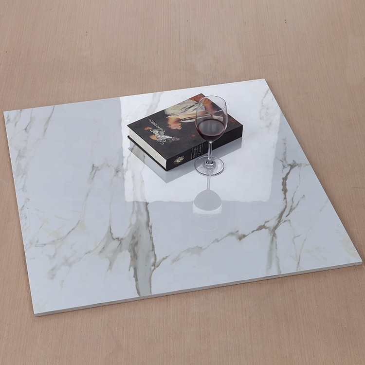 New Design Natural Stone Look Polished Porcelain Interior Floor Tiles
