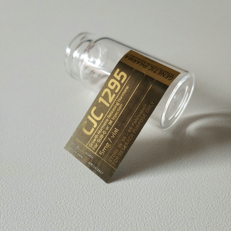 Custom Size Cmyk Pantone Color Vial Label for Medicine Bottle Pharmaceutical Industry