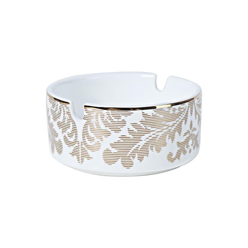 Luxury Porcelain Bone China Ashtray for The Hotel Lobby and Bar