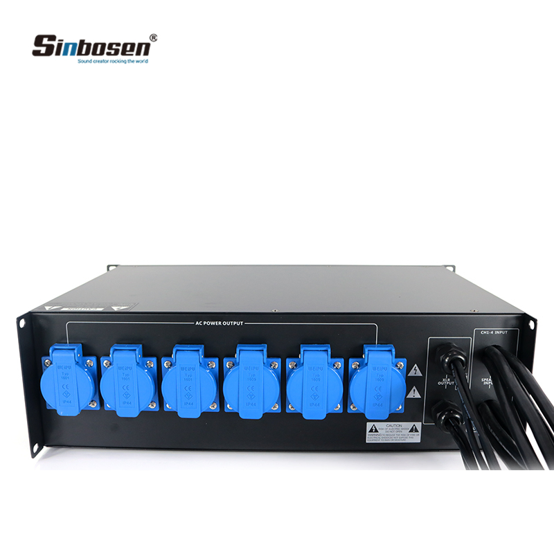 Professional 6-Channel Power Distributor Line Speakers Power Controller