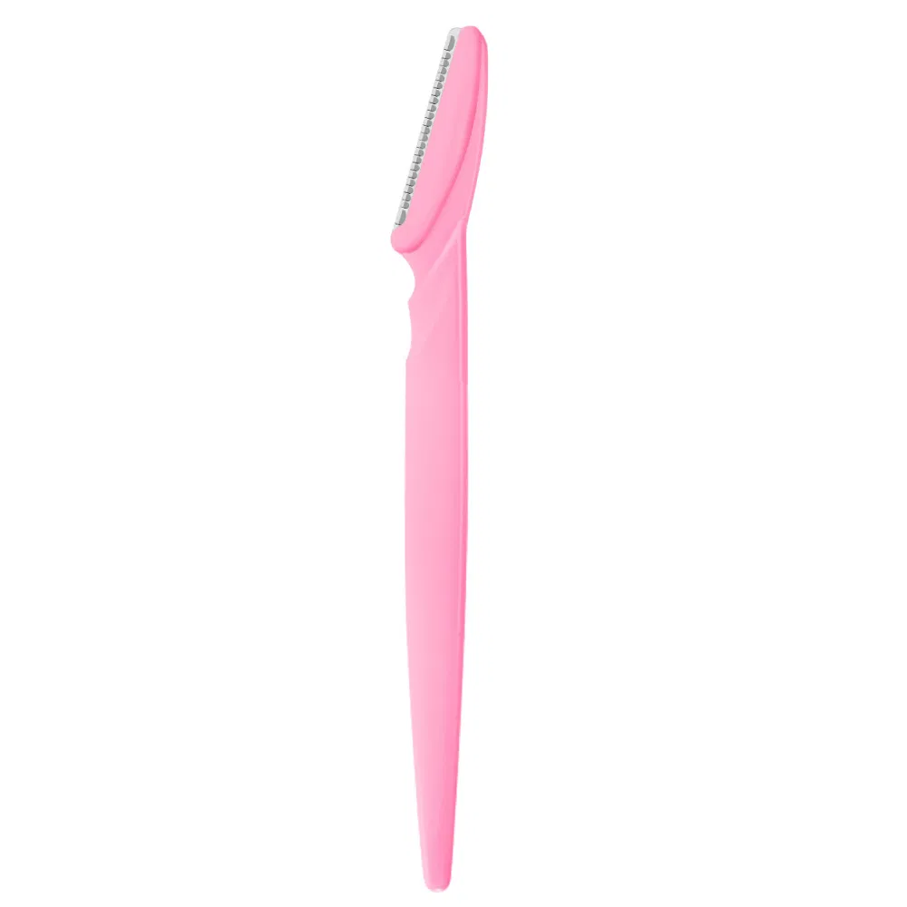 Factory Wholesale Beauty Tools Safety Pink Stainless Steel Razor Eyebrow Trimmer