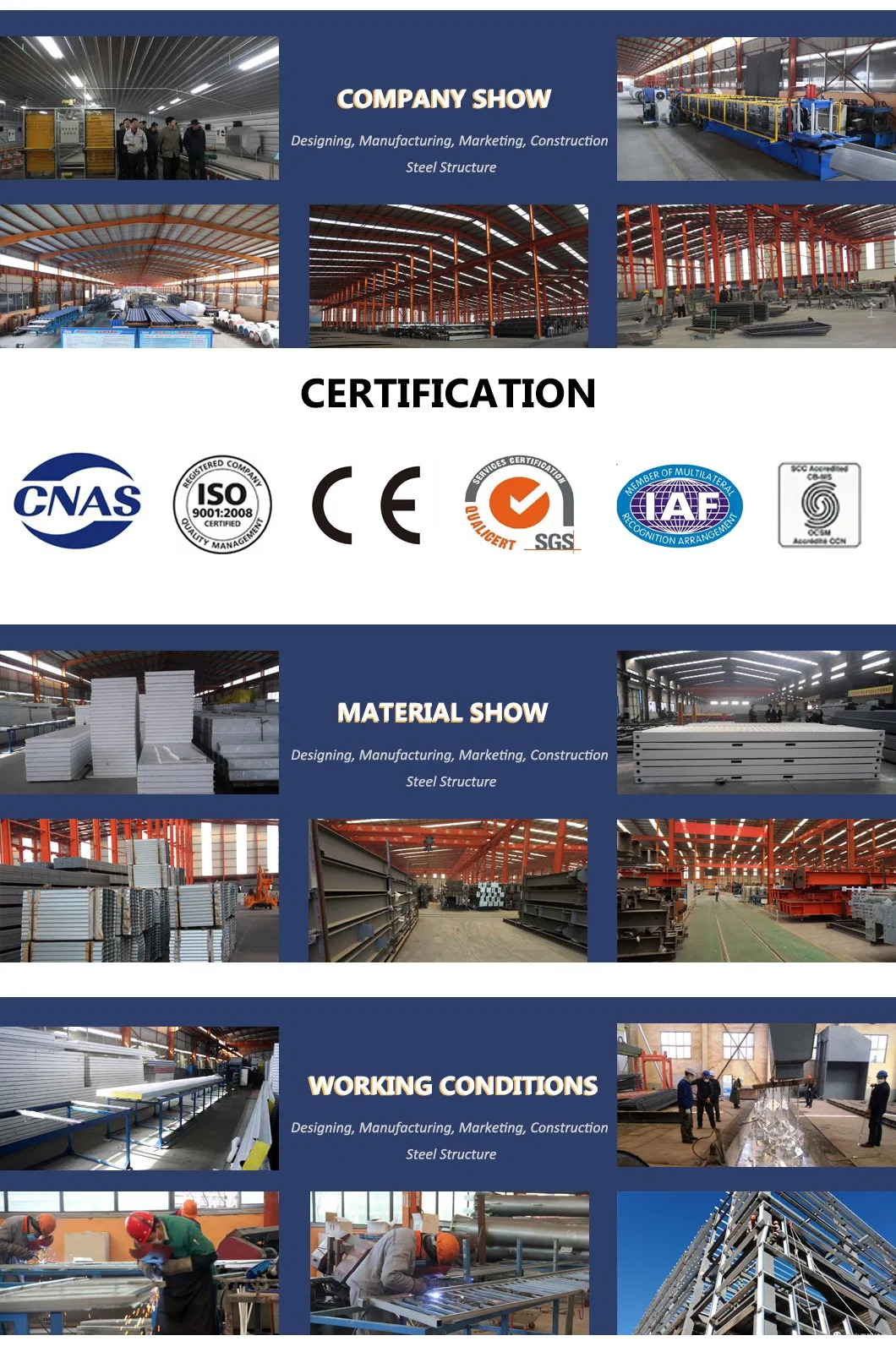 China Beijing Prefabricated Steel Structure Warehouse