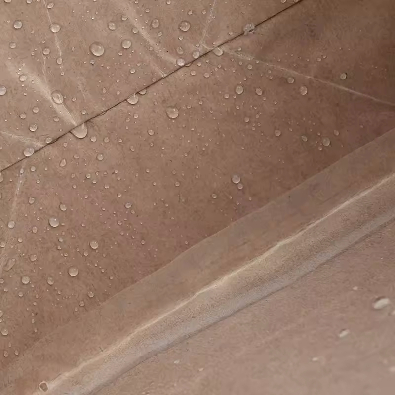 Biodegradable Paper Food Waste Bag Disposable Kitchen Waste Paper Bag with PLA Film