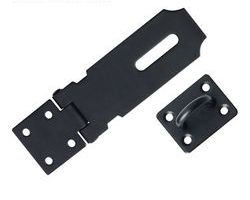 Black Clasp Hasp Security Fixed Iron Hasps and Staples