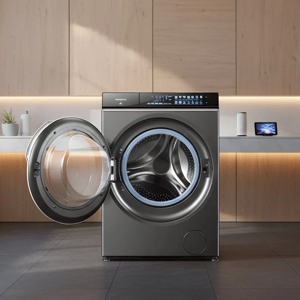 12kg High-Efficiency Color Screen Front Loading BLDC Washing Machine