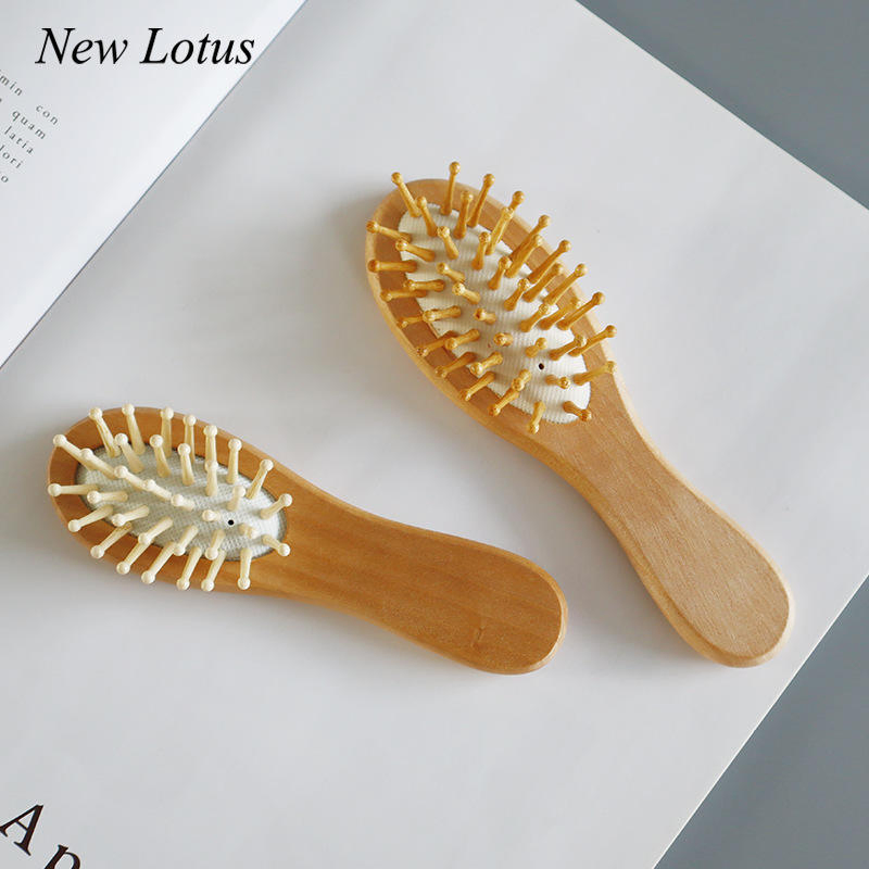 Gentle Bamboo Hair Comb and Eco-Friendly Brush for Effortless Styling