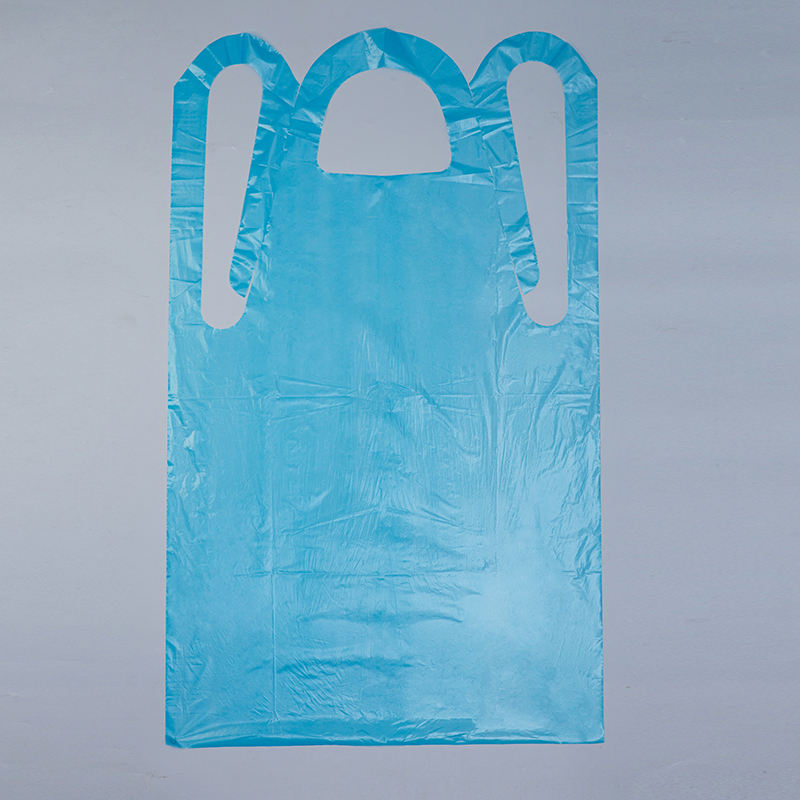 High Quality Disposable PE Plastic Waterproof Workwear Apron for Restaurants
