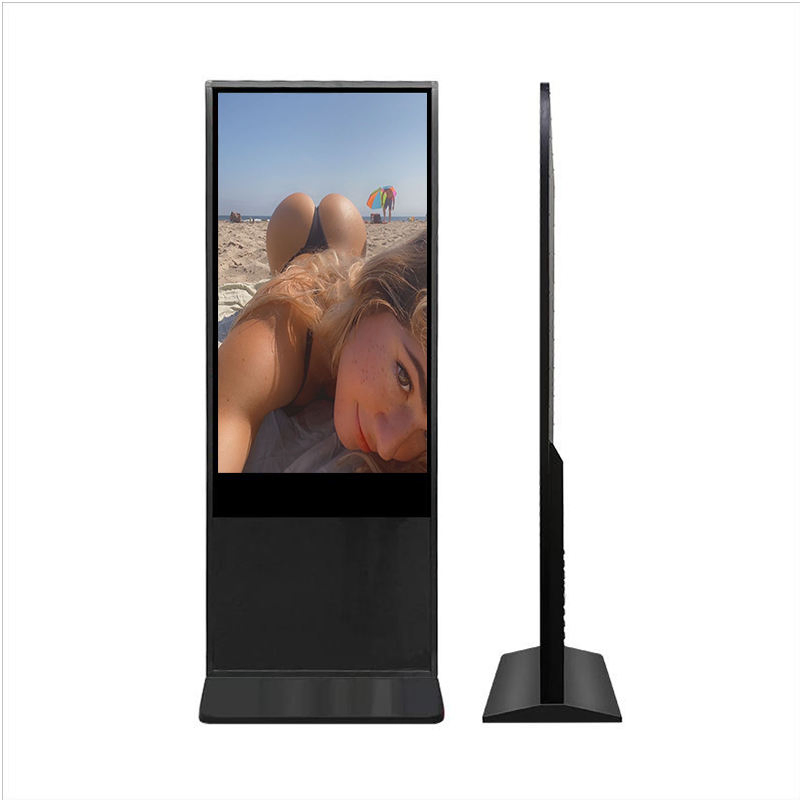 Vertical 32 Inch Digital Signage Player Screen Floor LCD Stand Touch 4K Advertising Display Kiosk