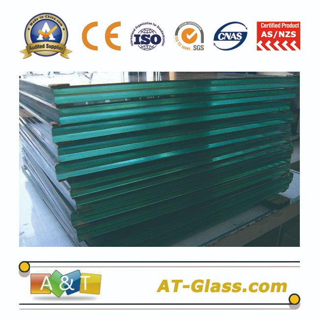 6.38mm 8.38mm Grey Tempered Laminated Glass with Colored PVB