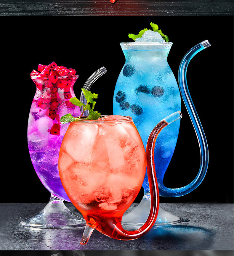 V-Shape Straight-Stemmed Classic Clear Cocktail Glasses for Engagement Party Work Gatherings Housewarming