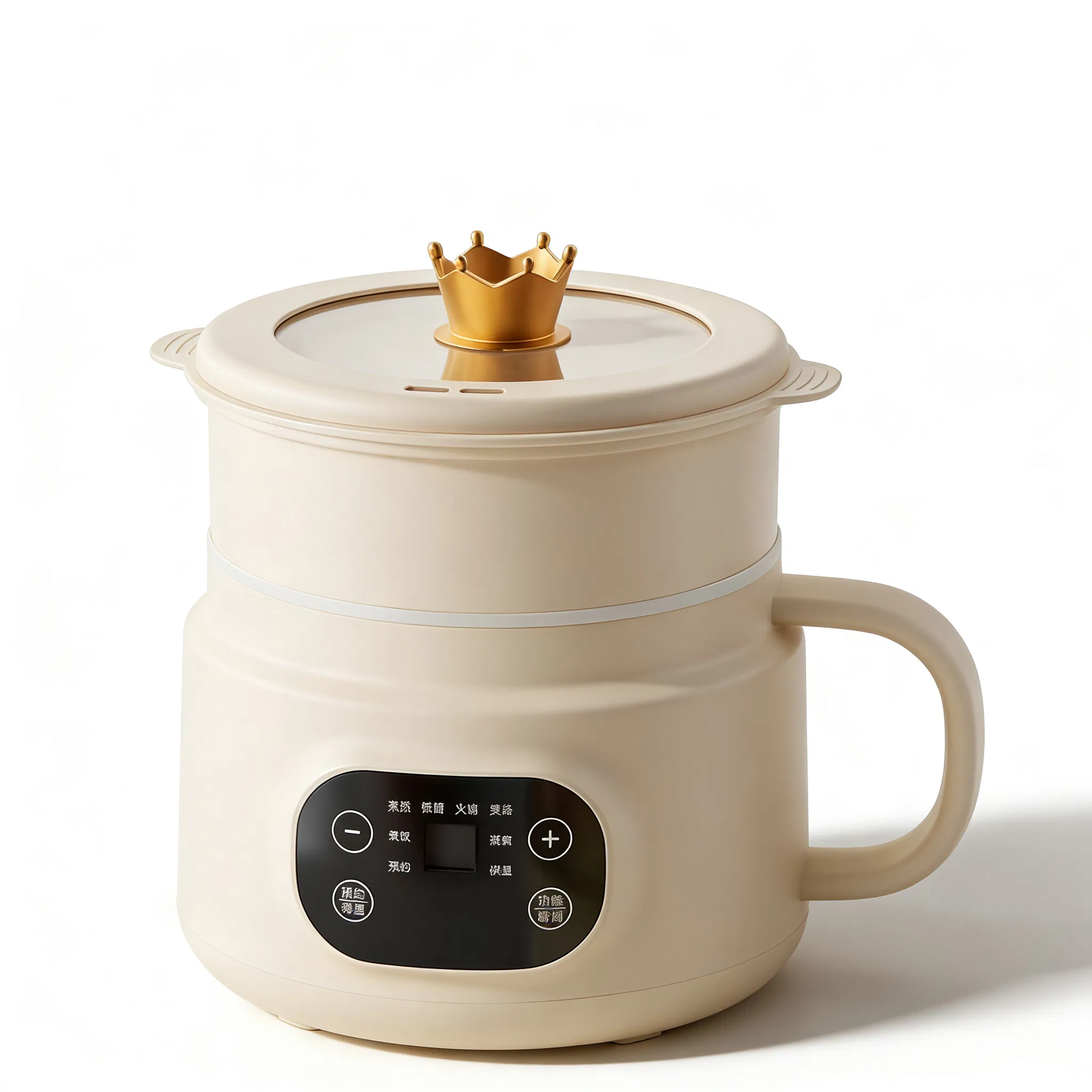 Portable Electric Cooking Pot Multi-Function Electric Hot Pot Non-Stick Electric Cooker for Home, Office, and Dorm