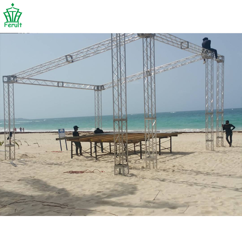 Portable Exhibition Concert Event Wedding Aluminium Stage lighting Speaker Studio Show Roof Spigot Performance Canopy Truss