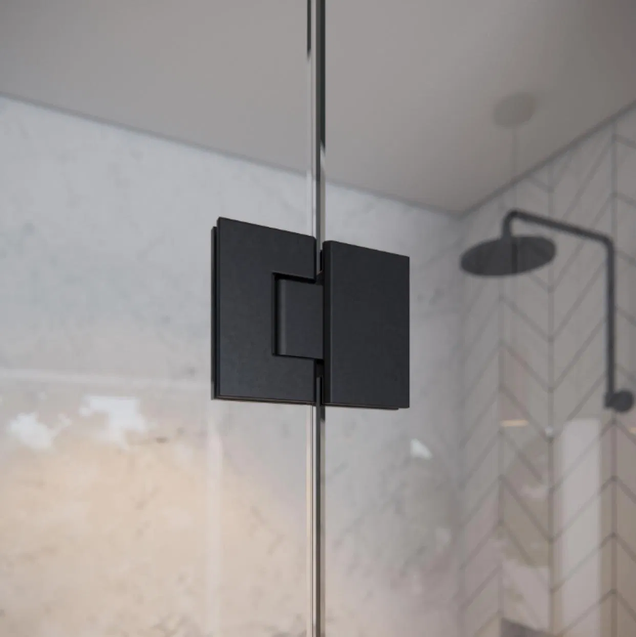 180 Degree Brass Glass Hinge Shower Hardware Glass Shower Door Hinge
