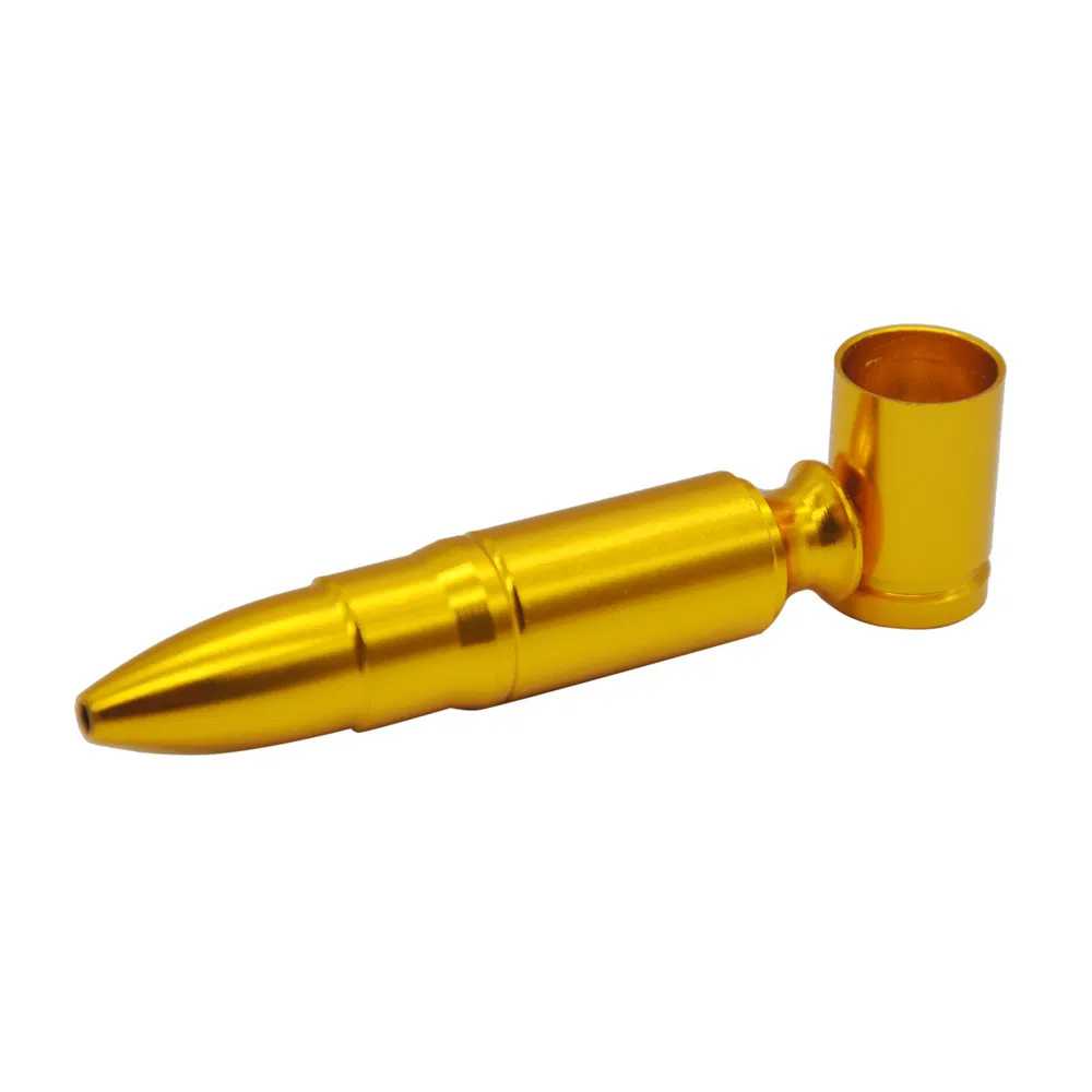 Medium Bullet Shape Aluminum Metal Smoking Pipe