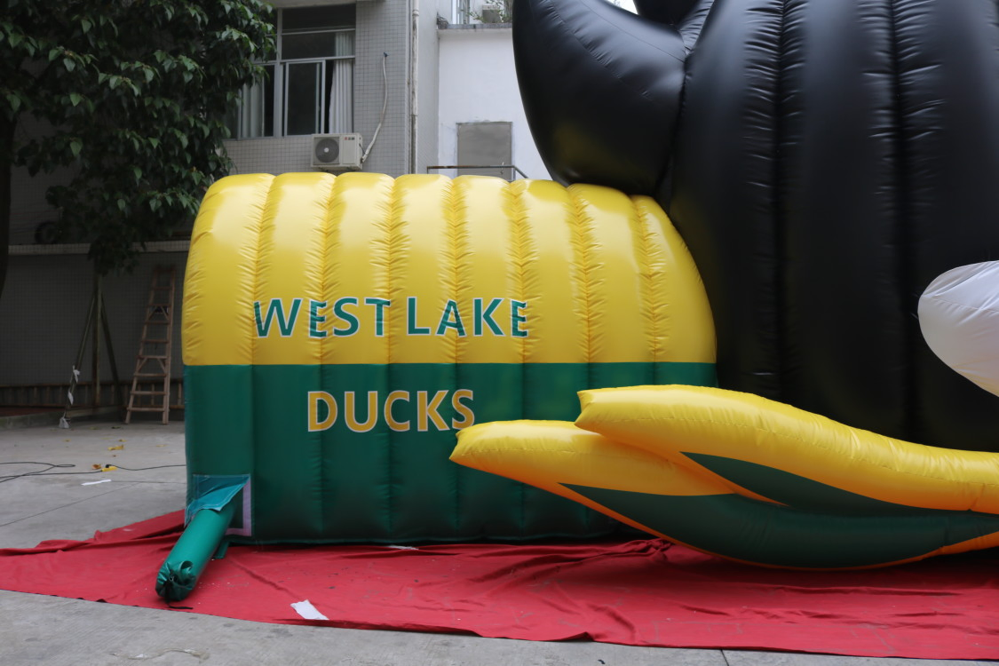 Inflatable Duck Helmet Sport Game