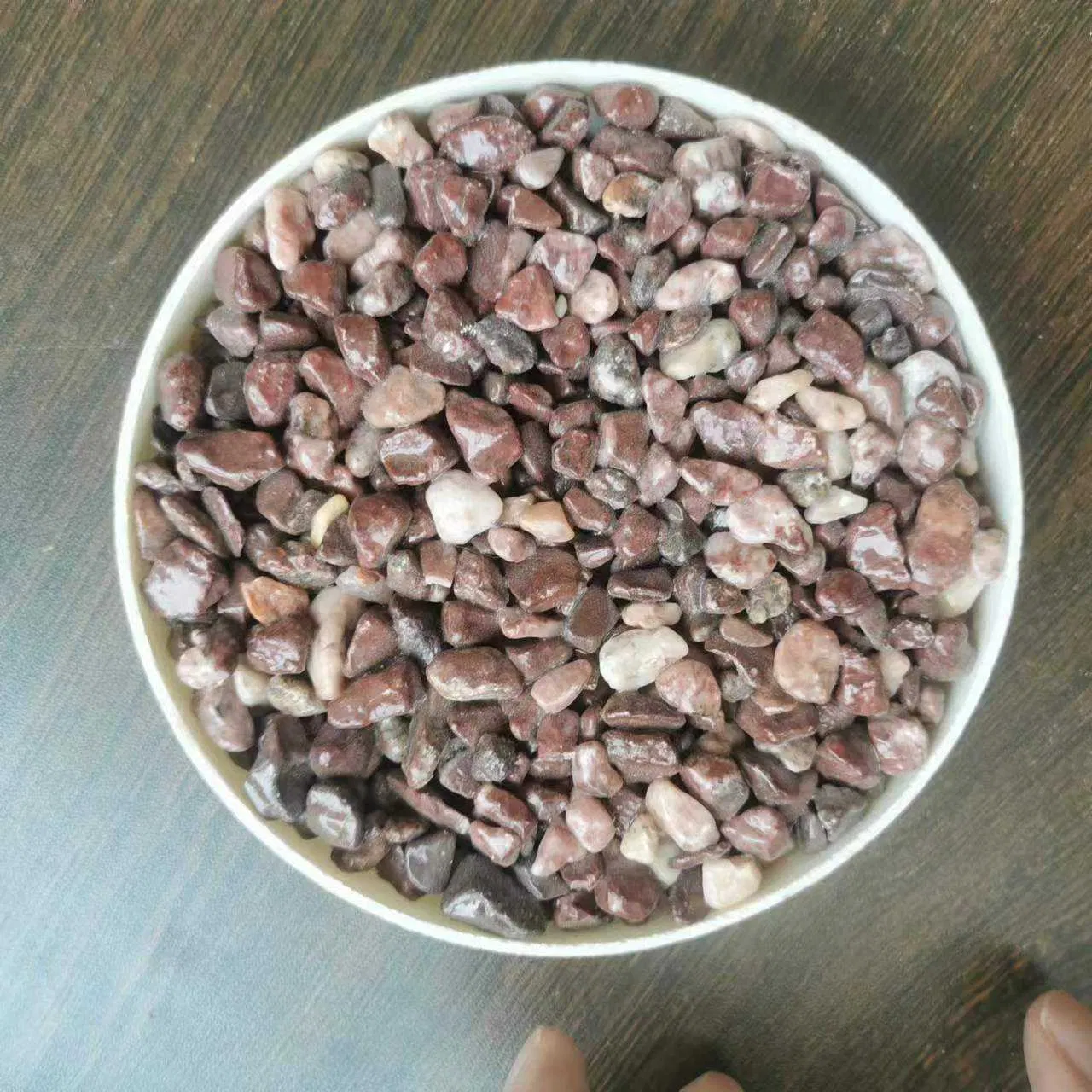 Natural Colorful Permeable Road Glued Stone for Outdoor Use
