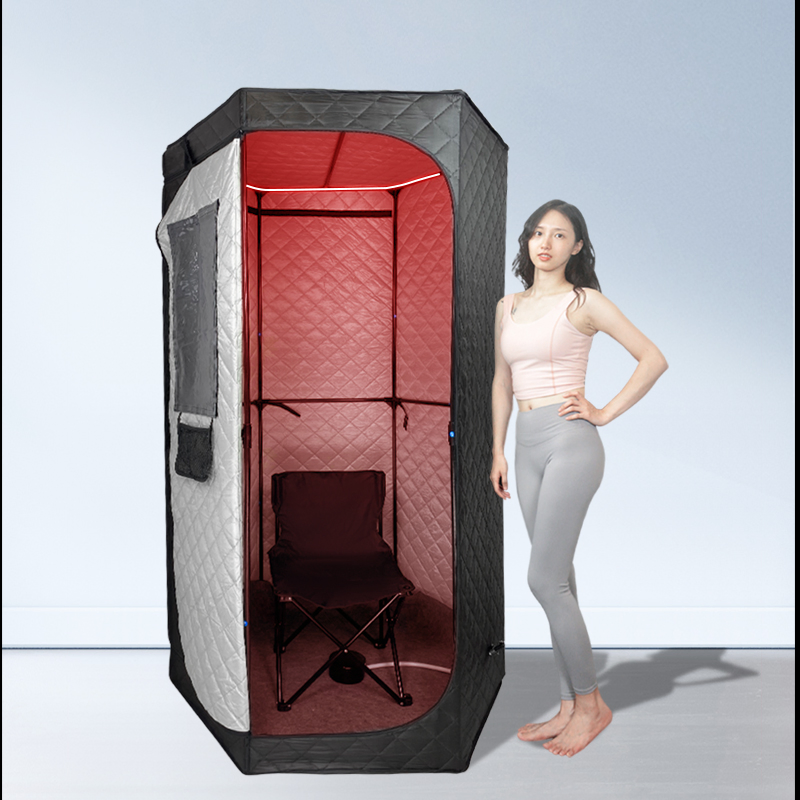 Raysen Red Light Portable Wet Steam Sauna Roon Home Use Sauna Tent