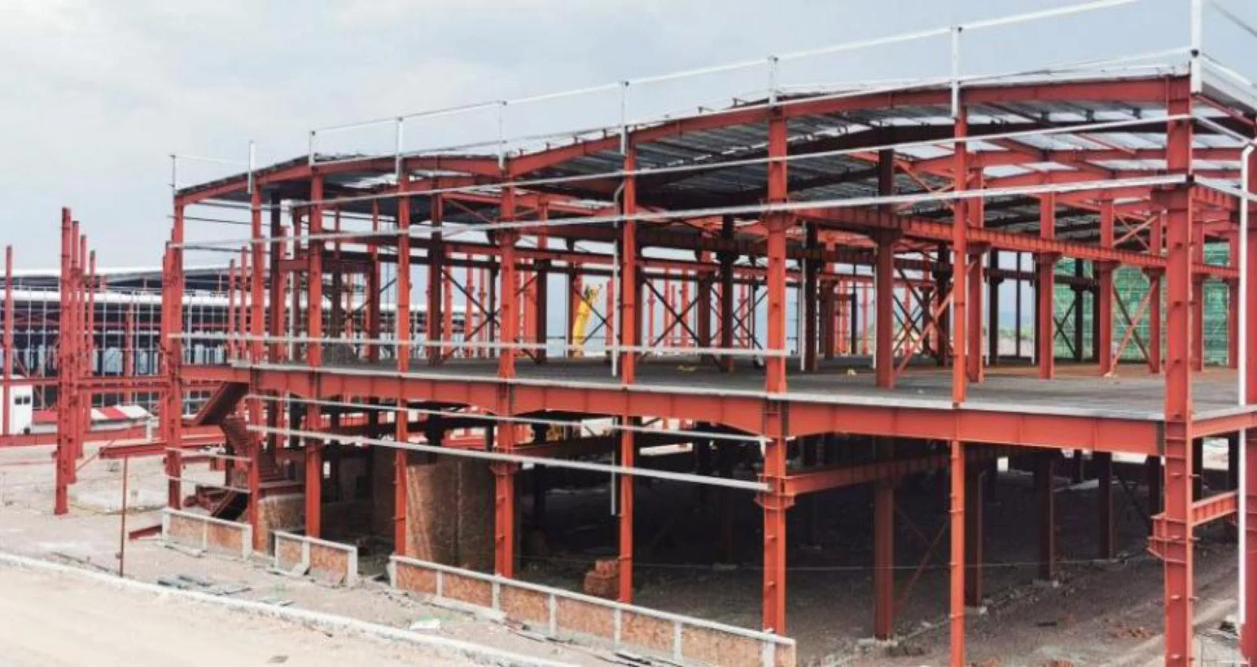 Multi-Story Prefabricated Building Steel Structure Building Steel Frame Prefab House