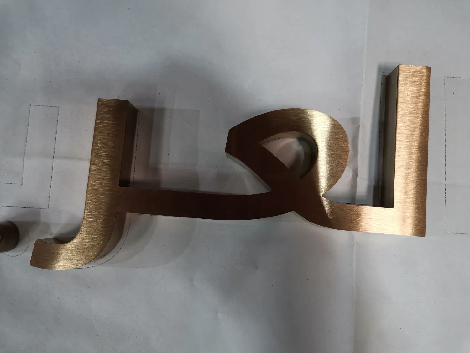 Arabic Text 3D Sign Chrome Letters