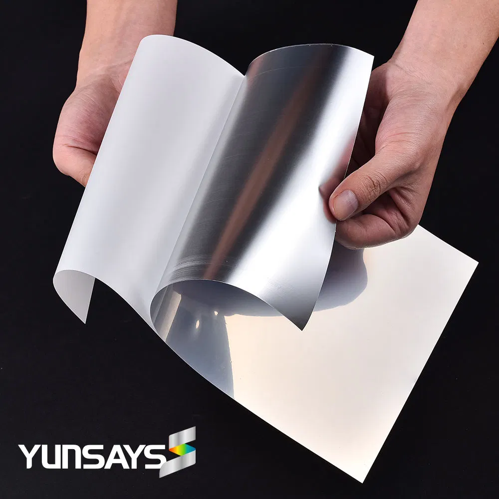 Inkjet Waterproof Self Adhesive Glossy Silver Pet Vinyl Color Label for Desktop Inkjet Printer