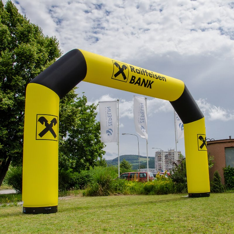 Custom Inflatable Race Start Finish Line Arches Sports Events Advertising Inflatable Entrance Sport Arch Gate with Brand Logo