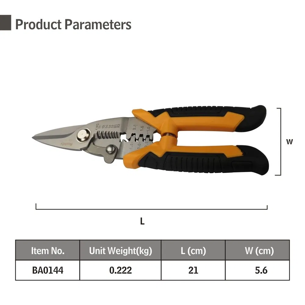 Stainless Steel Multifunctiontool Professional Cutting Pliers for Wire Stripping