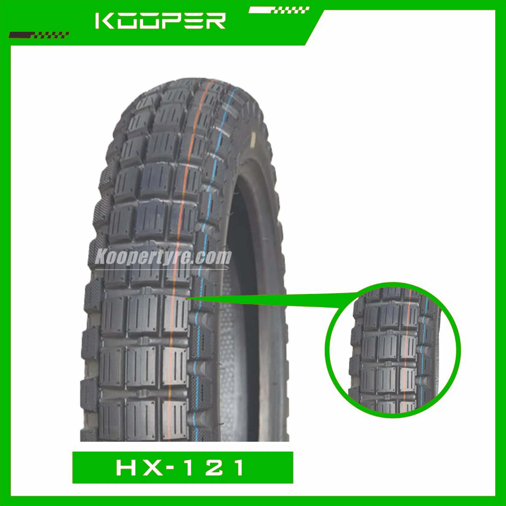 Durable Performance Motorcycle Tire Tubeless Set (110/90-16)