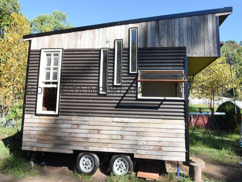 Prefab Steel Frame High Quality Tiny Modular House Caravan Camping Trailer