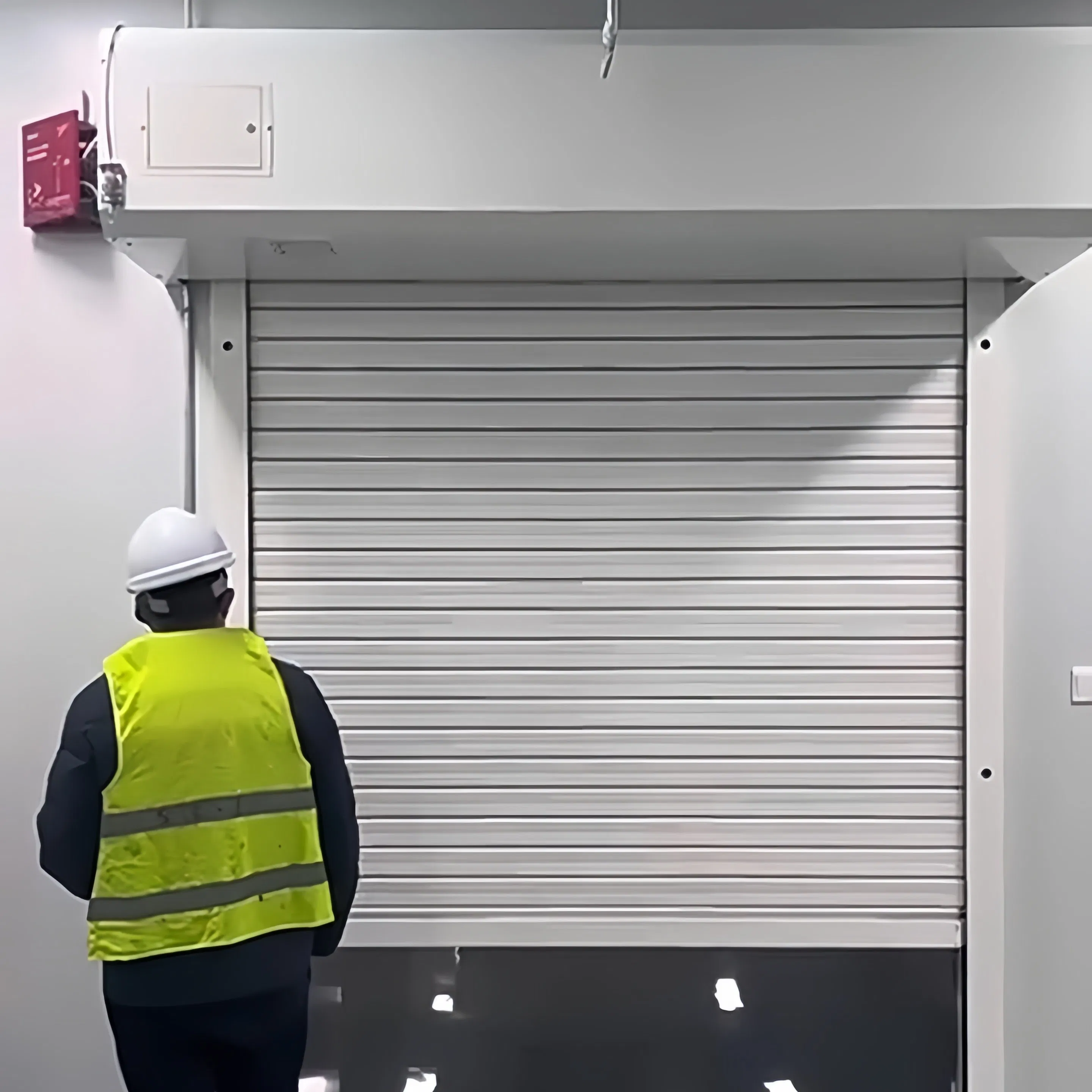 Wholesale Electric Lifting Rolling Back Industrial Overhead Sectional Explosion-Proof Door